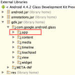 com.google.android.glass.app / GDKリファレンス