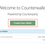 CounterwalletにXCPを入れる方法